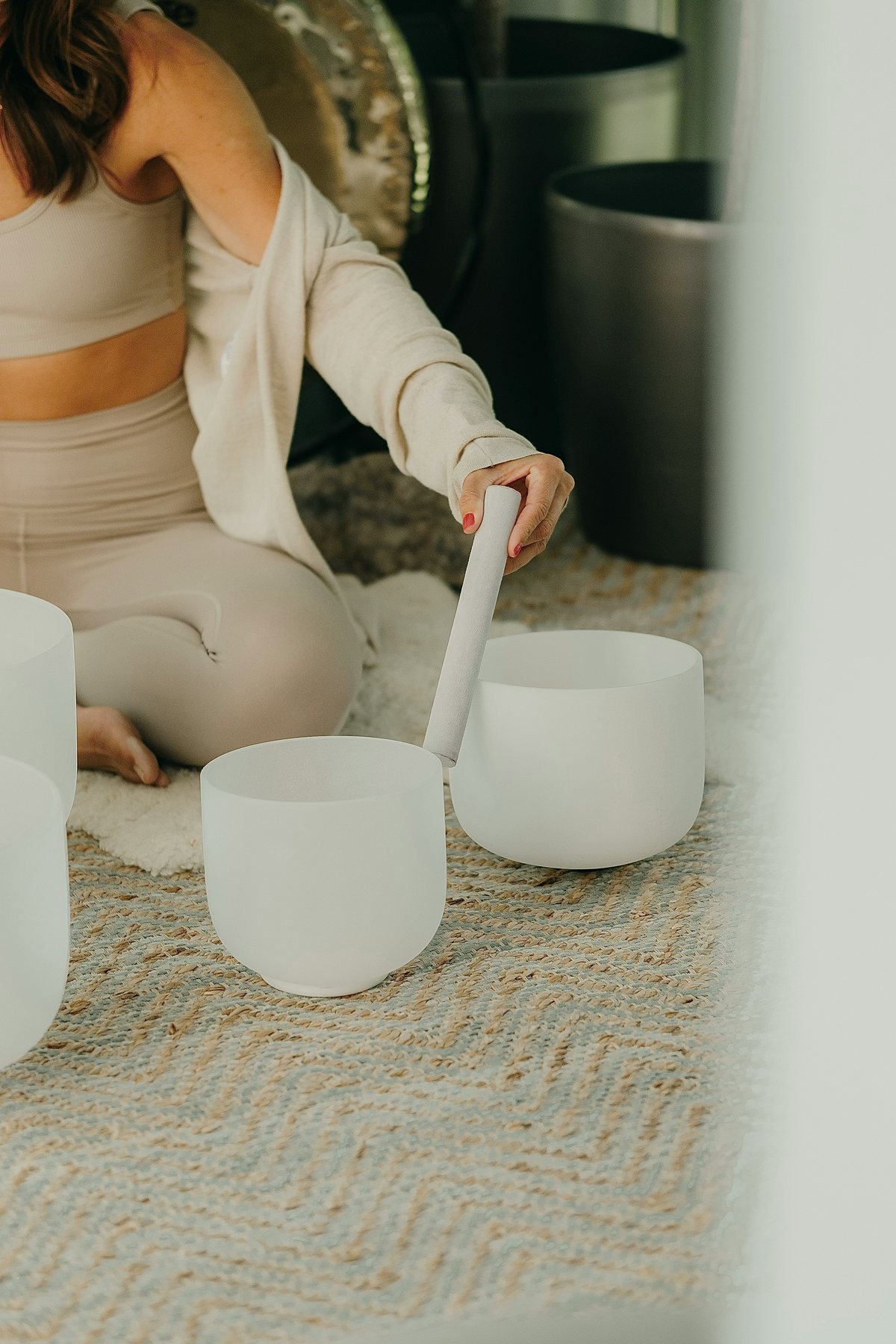 A mindful session on the roof